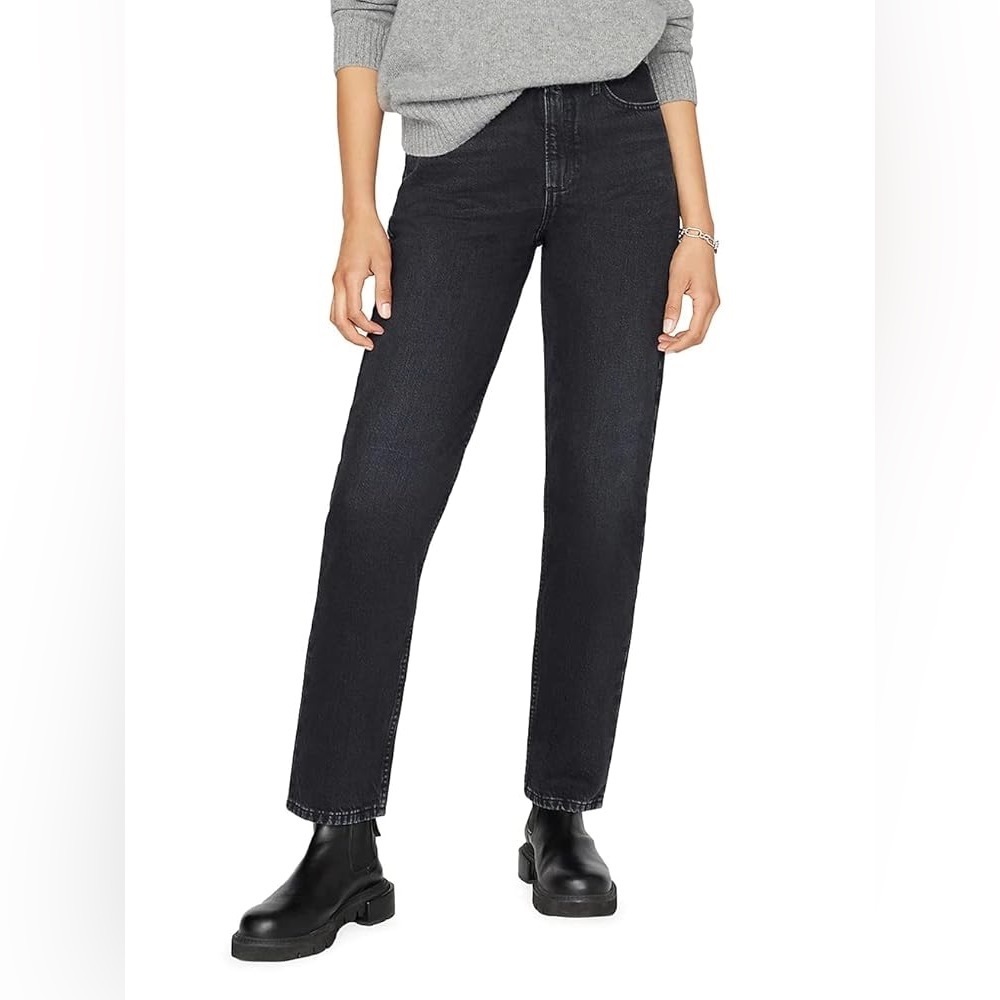 NWT Frame Le High Tight & Straight Inkwell Denim Size 31